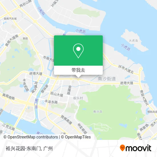 裕兴花园-东南门地图