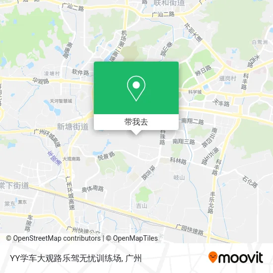 YY学车大观路乐驾无忧训练场地图