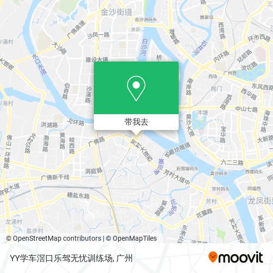 YY学车滘口乐驾无忧训练场地图