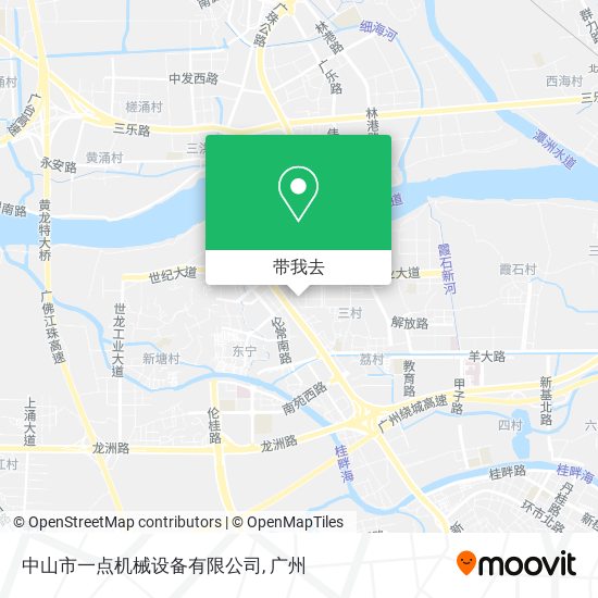 中山市一点机械设备有限公司地图