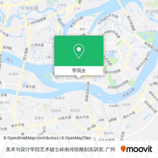 美术与设计学院艺术硕士岭南传统雕刻实训室地图