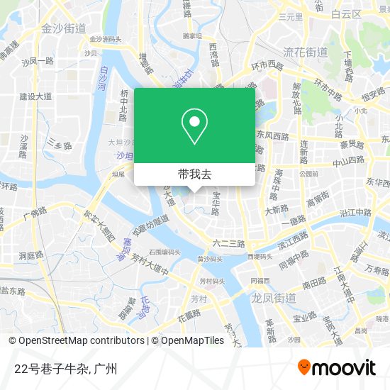 22号巷子牛杂地图