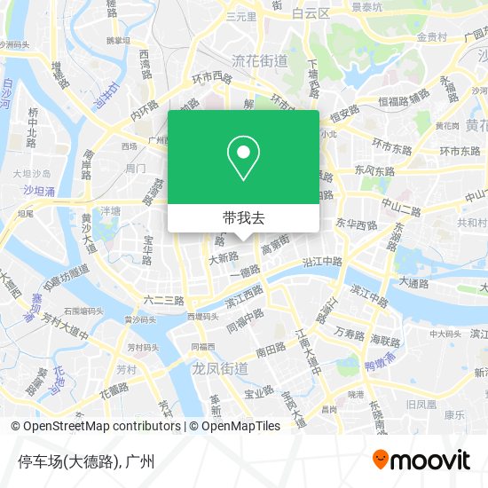 停车场(大德路)地图