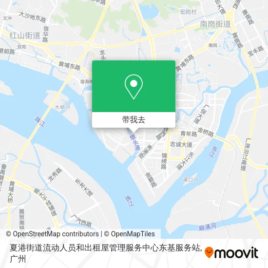 夏港街道流动人员和出租屋管理服务中心东基服务站地图