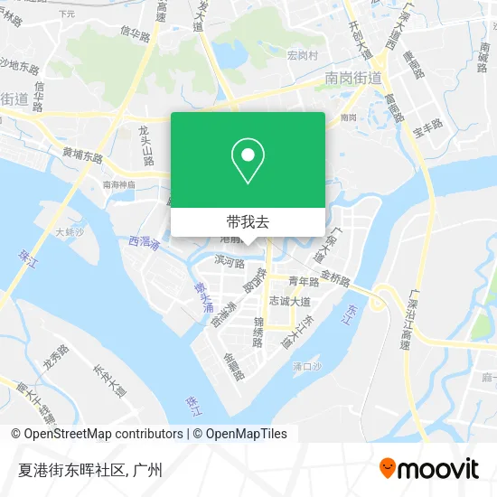 夏港街东晖社区地图