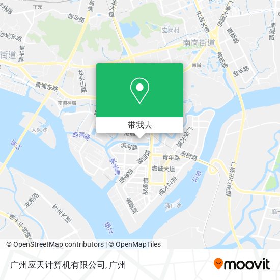 广州应天计算机有限公司地图