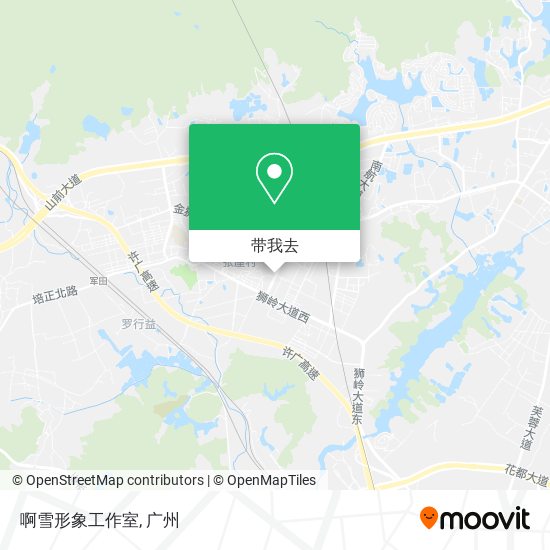 啊雪形象工作室地图