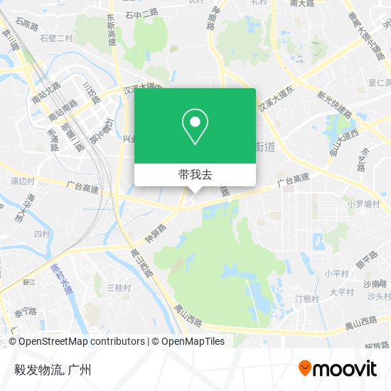 毅发物流地图
