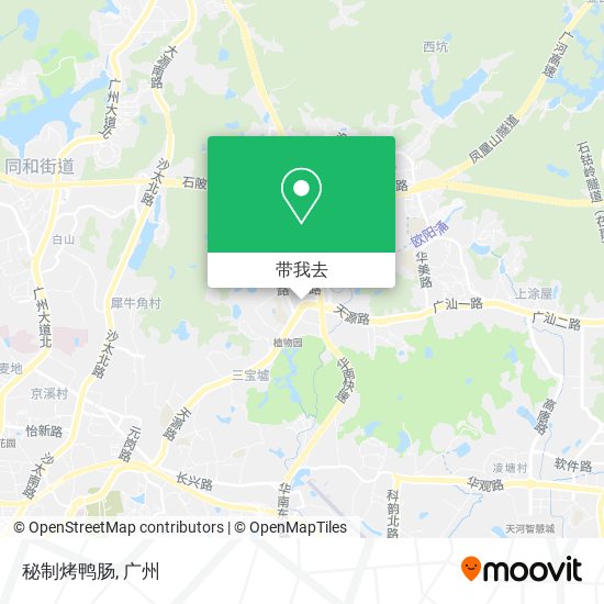 秘制烤鸭肠地图