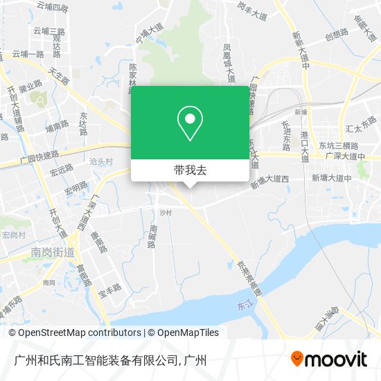 广州和氏南工智能装备有限公司地图