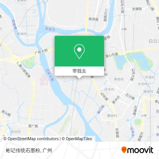 彬记传统石墨粉地图