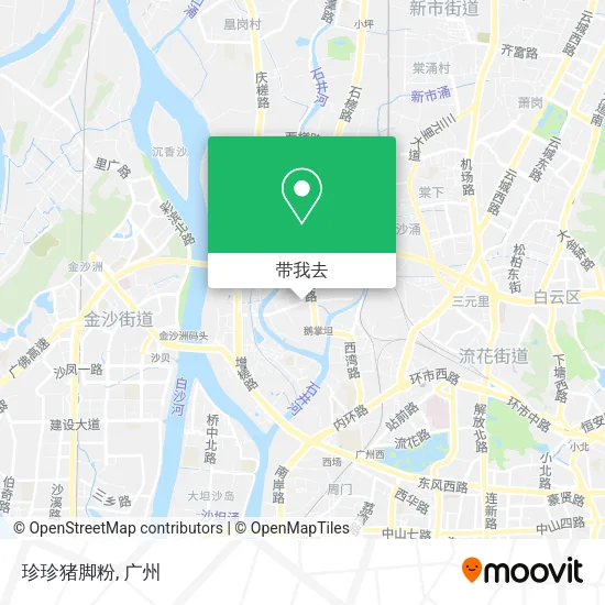 珍珍猪脚粉地图