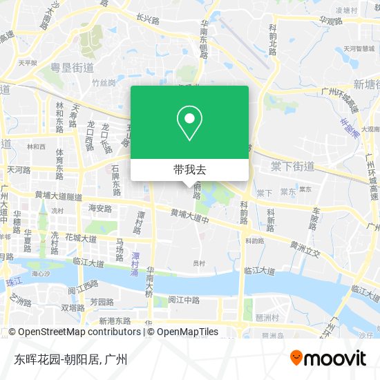 东晖花园-朝阳居地图