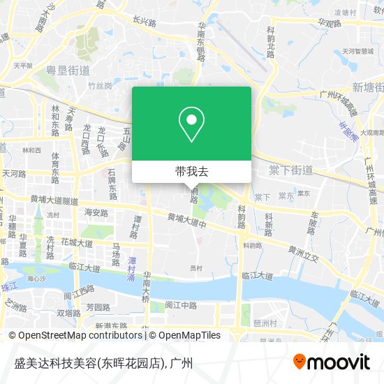 盛美达科技美容(东晖花园店)地图
