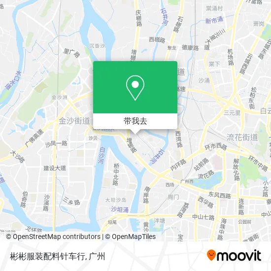 彬彬服装配料针车行地图