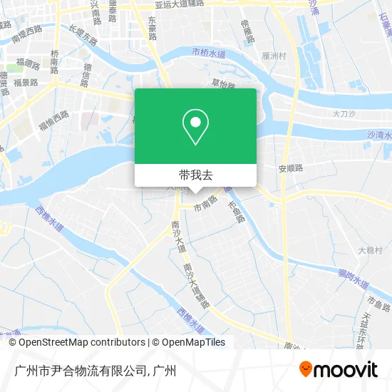 广州市尹合物流有限公司地图