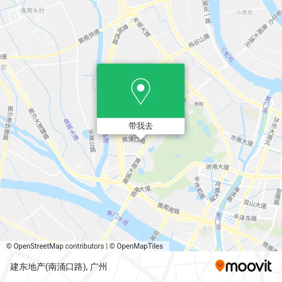 建东地产(南涌口路)地图