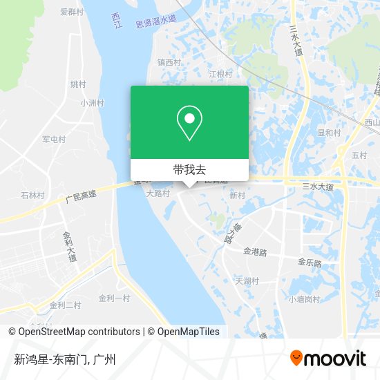 新鸿星-东南门地图