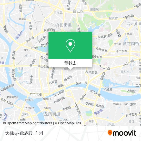 大佛寺-毗庐殿地图