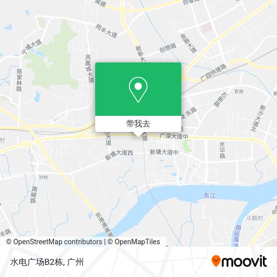 水电广场B2栋地图