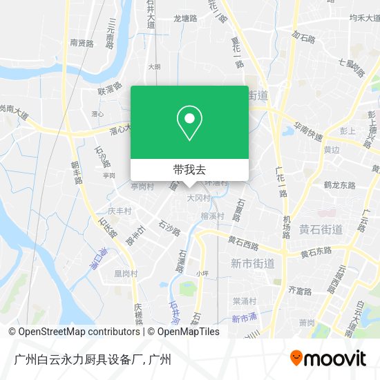 广州白云永力厨具设备厂地图