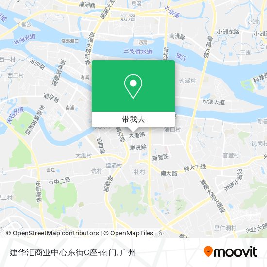建华汇商业中心东街C座-南门地图
