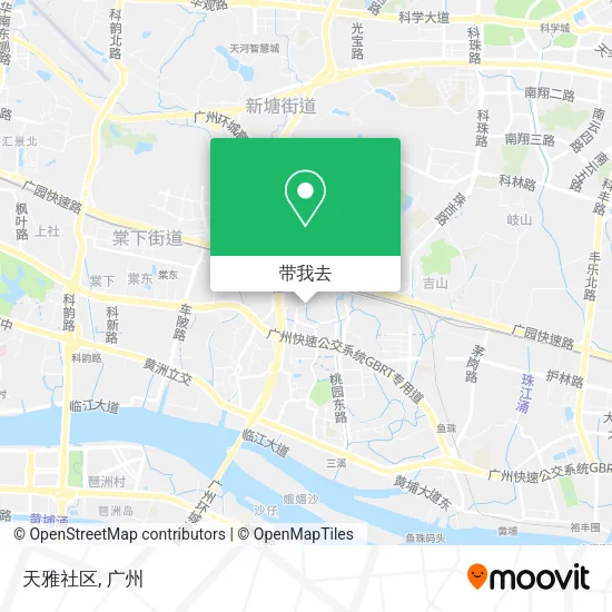 天雅社区地图