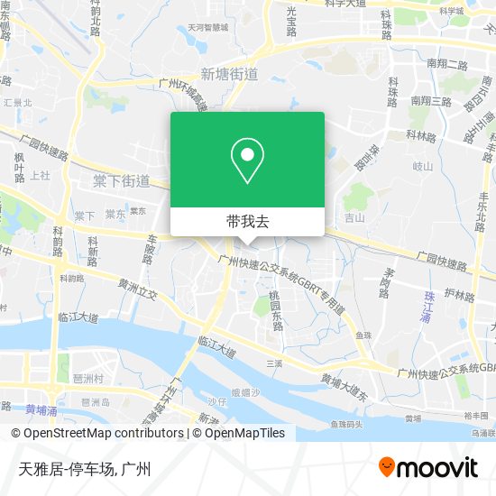 天雅居-停车场地图