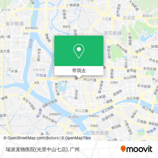 瑞派宠物医院(光景中山七店)地图