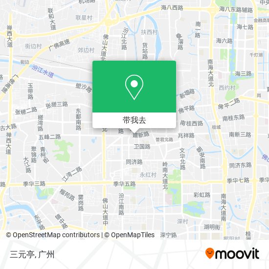 三元亭地图
