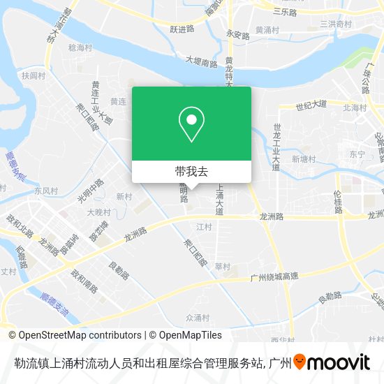 勒流镇上涌村流动人员和出租屋综合管理服务站地图