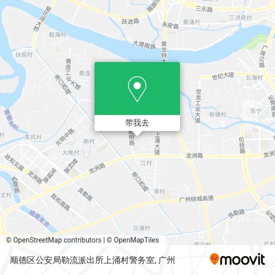 顺德区公安局勒流派出所上涌村警务室地图