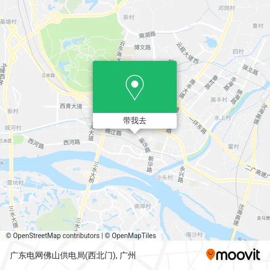 广东电网佛山供电局(西北门)地图