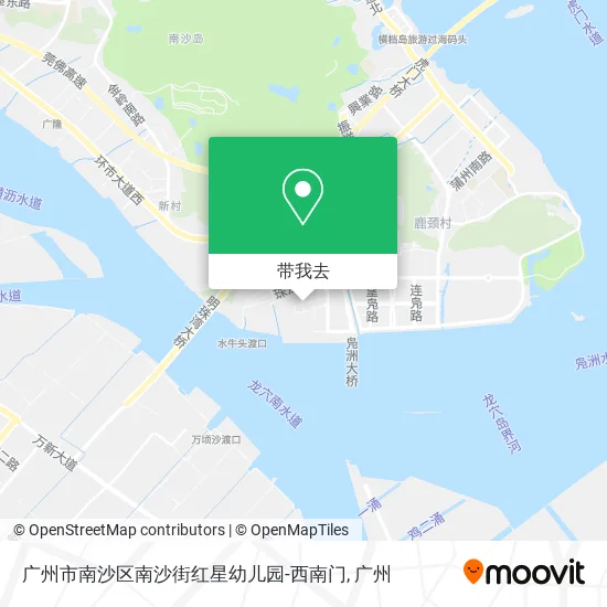 广州市南沙区南沙街红星幼儿园-西南门地图