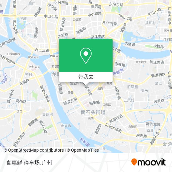食惠鲜-停车场地图