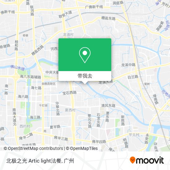 北极之光 Artic light法餐地图
