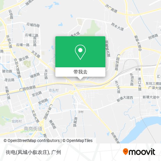 街电(凤城小叙农庄)地图