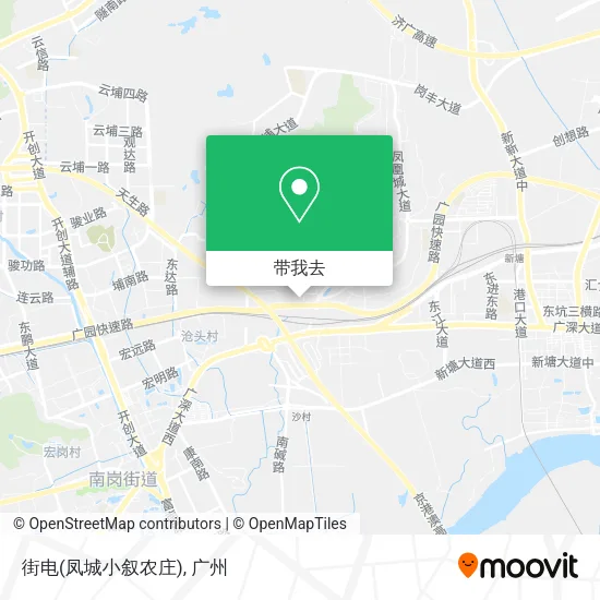 街电(凤城小叙农庄)地图