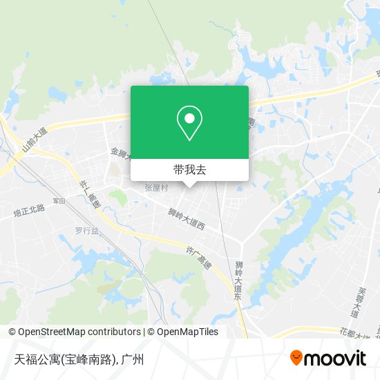 天福公寓(宝峰南路)地图