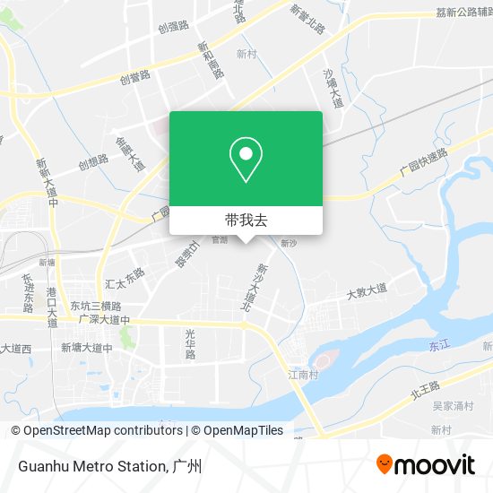 Guanhu Metro Station地图