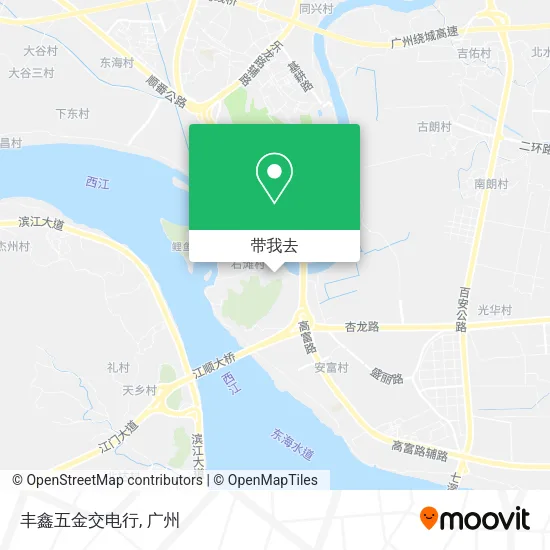 丰鑫五金交电行地图