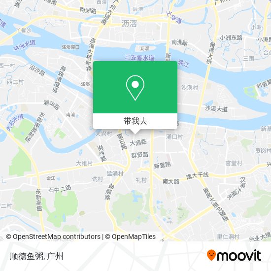 顺德鱼粥地图