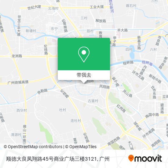 顺德大良凤翔路45号商业广场三楼3121地图
