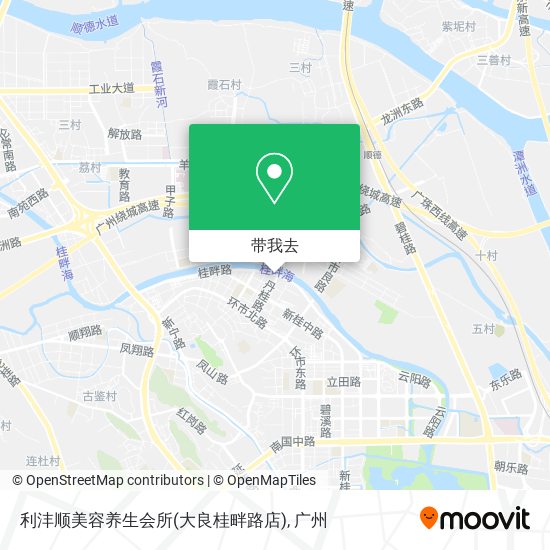 利沣顺美容养生会所(大良桂畔路店)地图