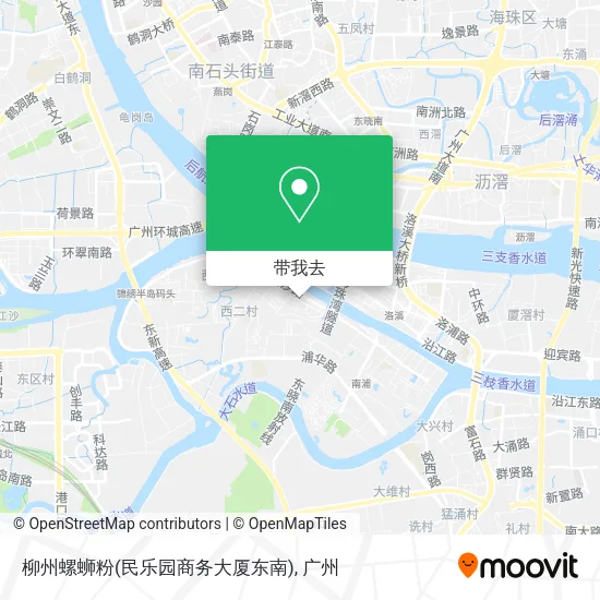 柳州螺蛳粉(民乐园商务大厦东南)地图