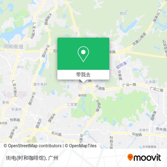 街电(时和咖啡馆)地图