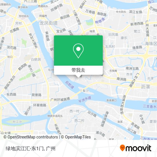 绿地滨江汇-东1门地图