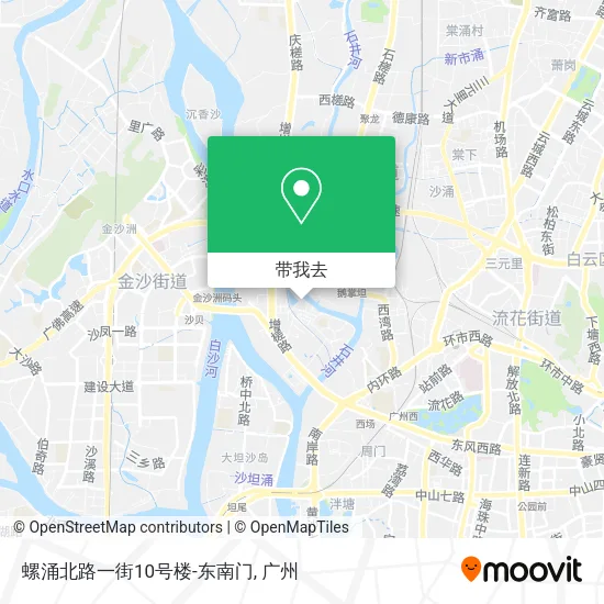 螺涌北路一街10号楼-东南门地图