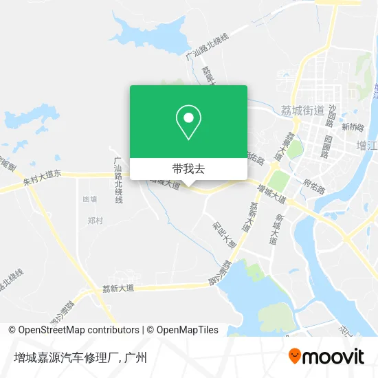 增城嘉源汽车修理厂地图