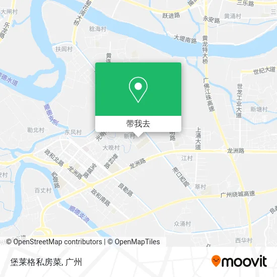 堡莱格私房菜地图